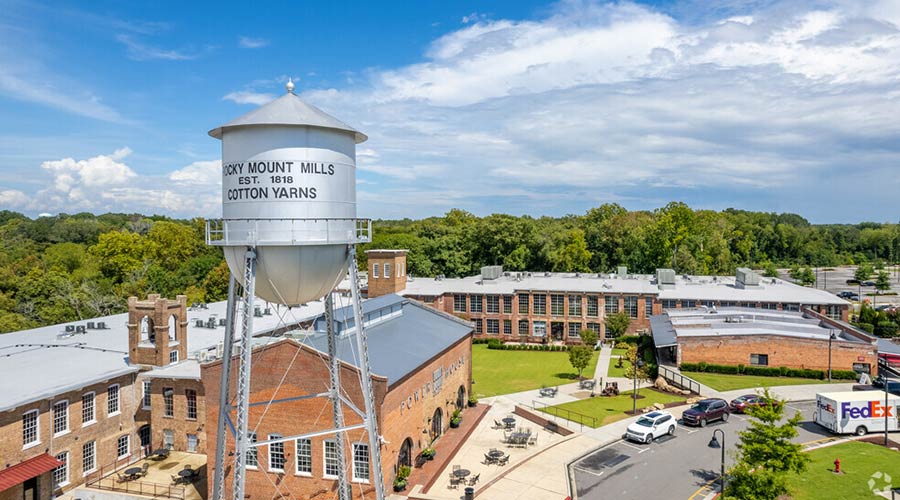 Photo of Rocky Mount Mills on a sunny day